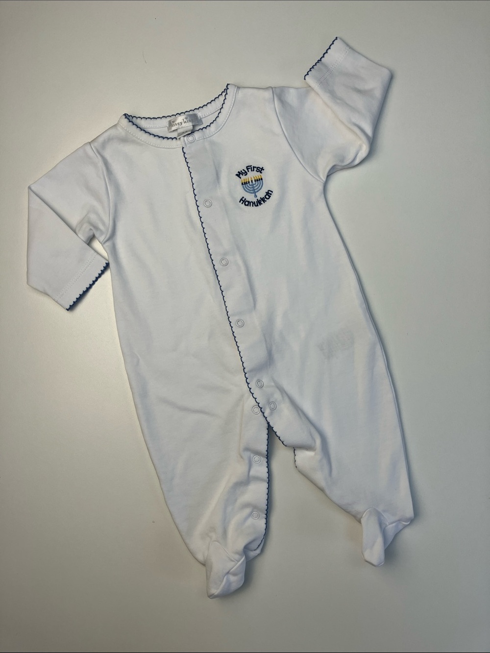 Kissy Kissy Hanukkah Sleeper (size 3-6m)